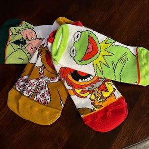Bundle of the new Disney Muppet character socks